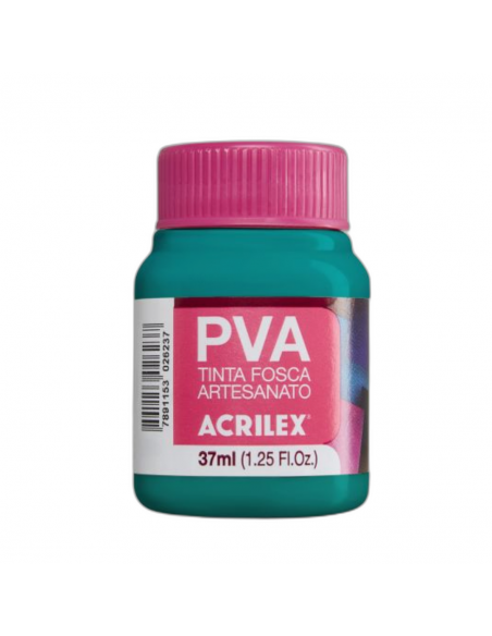 Pintura para Artesanía PVA Verde Vivo 37ml, ACRILEX