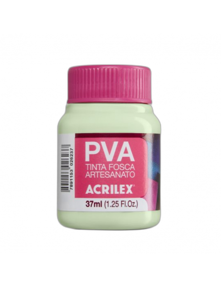 Pintura para Artesanía PVA Verde Primavera 37ml, ACRILEX