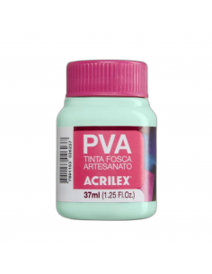 Pintura para Artesanía PVA Verde Agua 37ml, ACRILEX