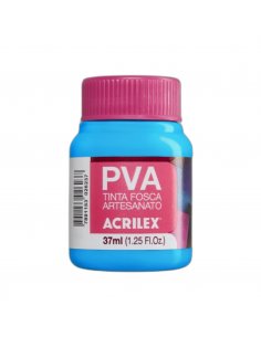 Pintura para Artesanía PVA Azul Celeste 37ml, ACRILEX