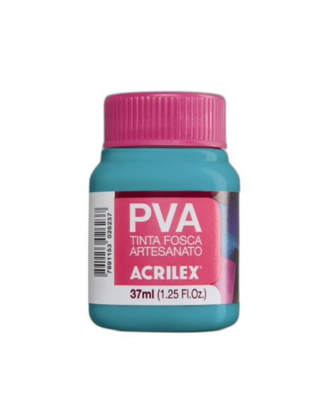 Pintura para Artesanía PVA Azul Piscina 37ml, ACRILEX
