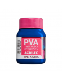 Pintura para Artesanía PVA Azul Turquesa 37ml, ACRILEX