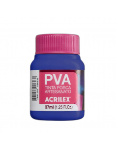 Pintura para Artesanía PVA Azul Ultramar 37ml, ACRILEX