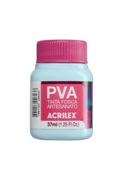 Pintura para Artesanía PVA Azul Hortensia 37ml, ACRILEX
