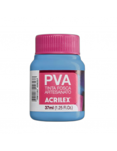 Pintura para Artesanía PVA Azul Cerúleo 37ml, ACRILEX