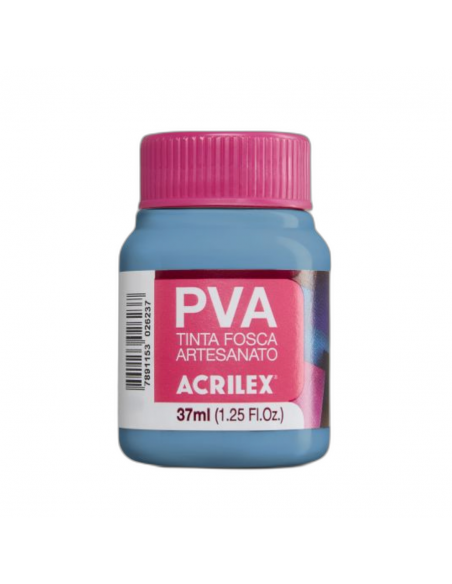 Pintura para Artesanía PVA Azul Country 37ml, ACRILEX