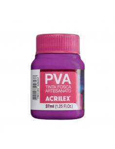 Pintura para Artesanía PVA Magenta 37ml, ACRILEX