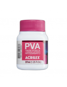 Pintura para Artesanía PVA Blanco 37ml, ACRILEX