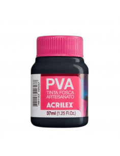 Pintura para Artesanía PVA Negro 37ml, ACRILEX