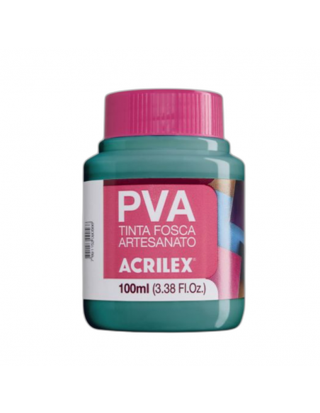 Pintura para Artesanía PVA Verde Vivo 100ml, ACRILEX