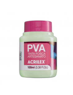 Pintura para Artesanía PVA Verde Primavera 100ml, ACRILEX