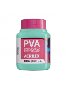 Pintura para Artesanía PVA Turquesa 100ml, ACRILEX