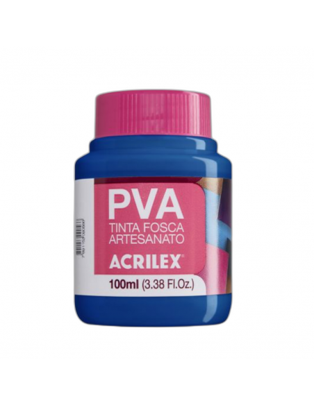 Pintura para Artesanía PVA Azul Turquesa 100ml, ACRILEX