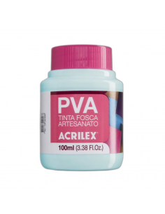 Pintura para Artesanía PVA Azul Hortensia 100ml, ACRILEX