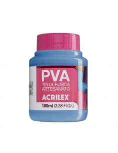 Pintura para Artesanía PVA Azul Country 100ml, ACRILEX