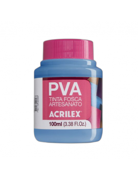 Pintura para Artesanía PVA Azul Country 100ml, ACRILEX