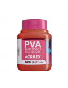 Pintura para Artesanía PVA Guayaba Quemada 100ml, ACRILEX