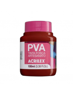 Pintura para Artesanía PVA Cereza 100ml, ACRILEX