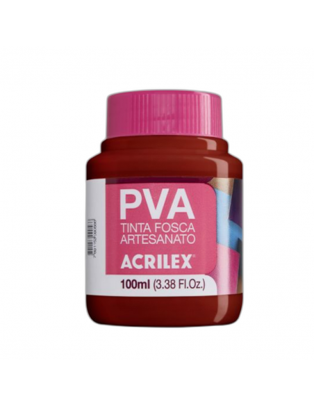 Pintura para Artesanía PVA Cereza 100ml, ACRILEX