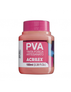 Pintura para Artesanía PVA Rosa 100ml, ACRILEX