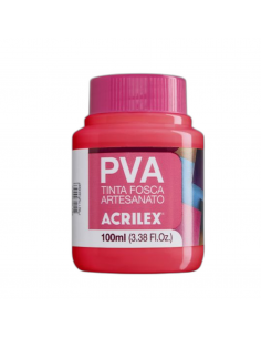 Pintura para Artesanía PVA Rosa Oscuro 100ml, ACRILEX