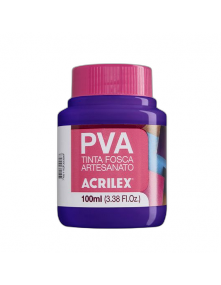 Pintura para Artesanía PVA Verde Hoja 100ml, ACRILEX