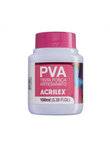 Pintura para Artesanía PVA Lila Bebé 100ml, ACRILEX