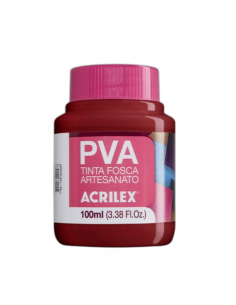Pintura para Artesanía PVA Vino 100ml, ACRILEX