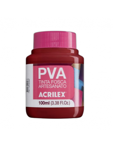 Pintura para Artesanía PVA Vino 100ml, ACRILEX