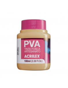 Pintura para Artesanía PVA Capuchino 100ml, ACRILEX