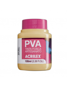 Pintura para Artesanía PVA Gamuza Quemado 100ml, ACRILEX