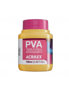 Pintura para Artesanía PVA Melón 100ml, ACRILEX