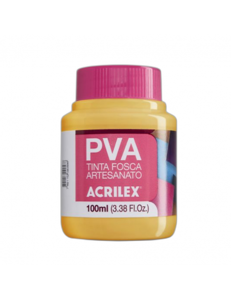Pintura para Artesanía PVA Melón 100ml, ACRILEX
