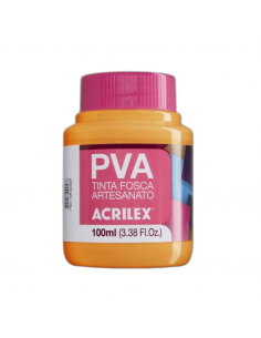 Pintura para Artesanía PVA Amarillo Cadmio 100ml, ACRILEX