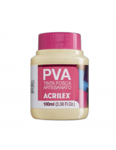Pintura para Artesanía PVA Verde Hoja 100ml, ACRILEX