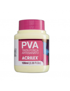 Pintura para Artesanía PVA Marfil 100ml, ACRILEX