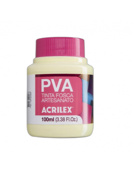 Pintura para Artesanía PVA Marfil 100ml, ACRILEX