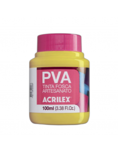 Pintura para Artesanía PVA Ocre Oro 100ml, ACRILEX