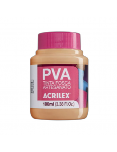 Pintura para Artesanía PVA Salmón 100ml, ACRILEX