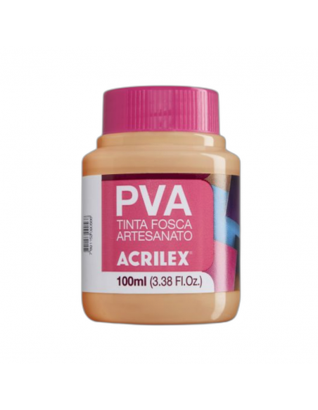 Pintura para Artesanía PVA Salmón 100ml, ACRILEX