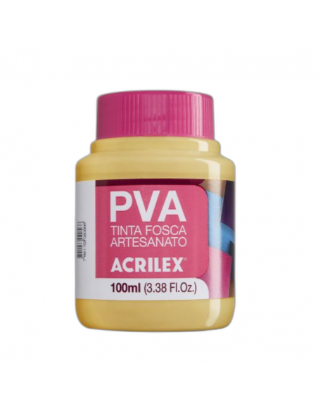 Pintura para Artesanía PVA Gamuza 100ml, ACRILEX