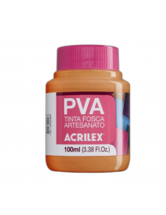 Pintura para Artesanía PVA Terracota 100ml, ACRILEX