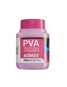 Pintura para Artesanía PVA Orquídea 100ml, ACRILEX