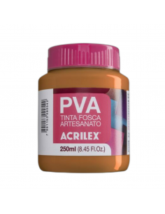 Pintura para Artesanía PVA Marrón 250ml, ACRILEX