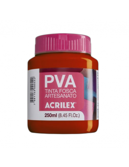 Pintura para Artesanía PVA Cerámica 250ml, ACRILEX