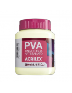 Pintura para Artesanía PVA Paja 250ml, ACRILEX