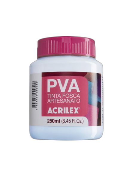 Pintura para Artesanía PVA Azul Hortensia 250ml, ACRILEX