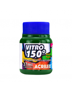 Pintura para Vidrio VITRO 150 Verde Hoja, ACRILEX