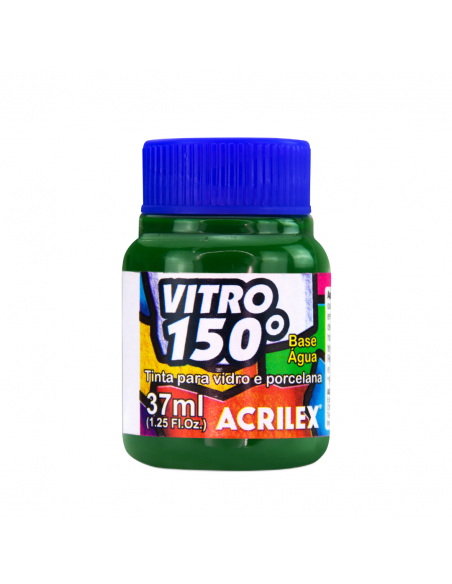 Pintura para Vidrio VITRO 150 Verde Hoja, ACRILEX