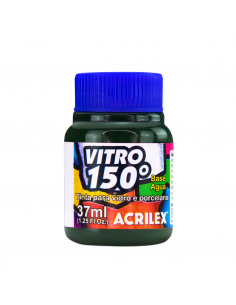 Pintura para Vidrio VITRO 150 Verde Musgo, ACRILEX
